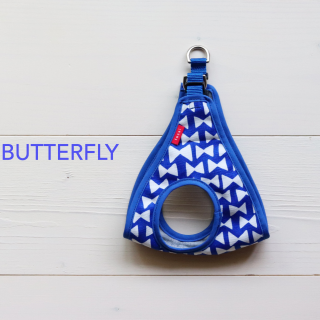 Step-in Harness <br>Butterfly<br>Blue<br>SS~L