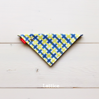 Lattice  Bandana<br>Yellow<br>Size 1 / 2 / 3