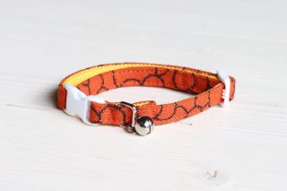  Cat collar<br>Bubbles<br>[orange]