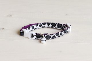  Cat collar<br>Leopard<br>[White]