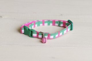  Cat collar<br>Lattice<br>[Pink]<img class='new_mark_img2' src='https://img.shop-pro.jp/img/new/icons5.gif' style='border:none;display:inline;margin:0px;padding:0px;width:auto;' />