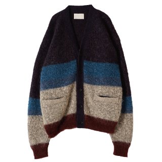 MOHAIR BORDER CARDIGAN