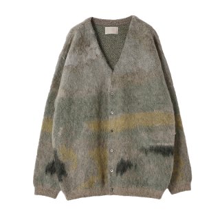 LANDSCAPE MOHAIR JACQUARD CARDIGAN