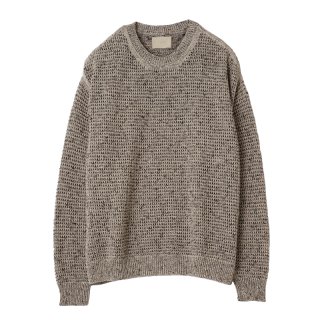 MESH KNITTED CREWNECK 