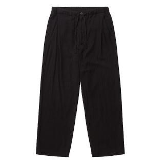 WASHED WOOL/SILK TWILL DRAWSTRING PT