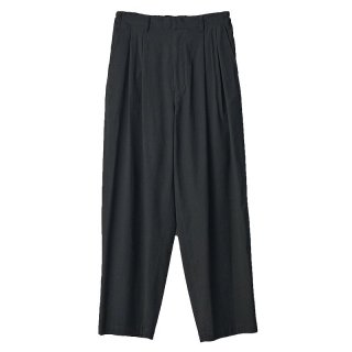 SILK NEP EASY WIDE TROUSERS