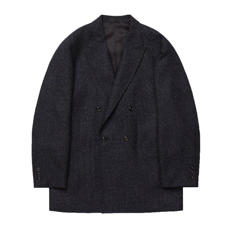 ULTERIOR MELANGE CHAIN TWILL DB JKT|アルテリア メランジ ULTERIOR MELANGE CHAIN TWILL DB JKT|アルテリア メランジ