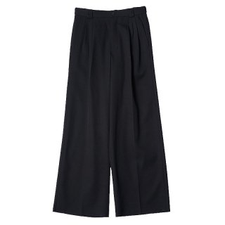 3PLEATED WIDE TROUSERS