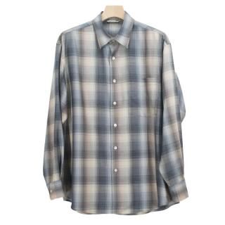 SUPER LIGHT WOOL CHECK SHIRT