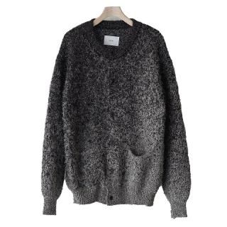 GLITTER FUR KNIT CARDIGAN