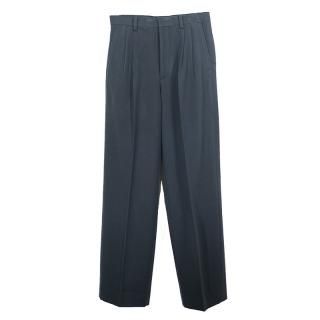 BRUSHED SUPER FINE WOOL FLANNEL SLACKS