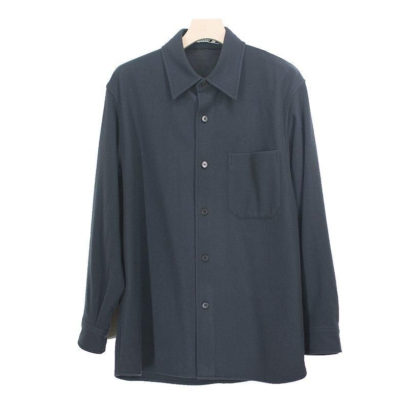 AURALEE BRUSHED SUPER FINE WOOL FLANNEL SHIRT | オーラリー AURALEE BRUSHED SUPER FINE WOOL FLANNEL SHIRT | オーラリー