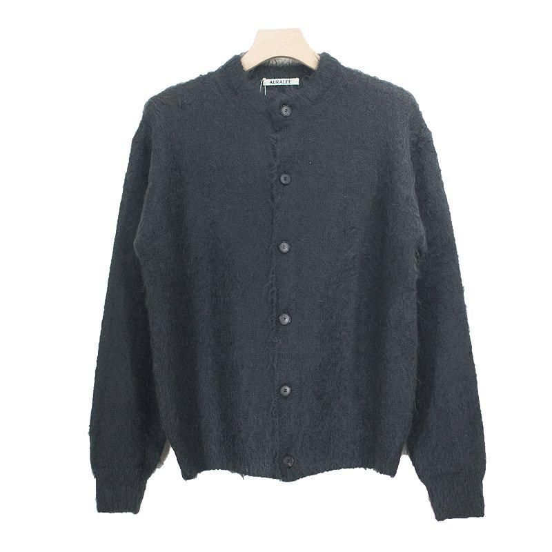 AURALEE BRUSHED SUPER KID MOHAIR KNIT CARDIGAN | オーラリー AURALEE BRUSHED SUPER KID MOHAIR KNIT CARDIGAN | オーラリー