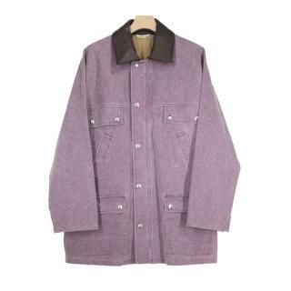 WASHED ORGANIC CANVAS HUNTING BLOUSON
