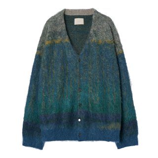 TREE JAQUARD MOHAIR CARDIGAN