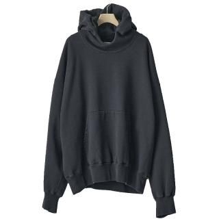 UNTWITED YARN FADE SWEAT HOOD LS