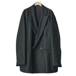 OVERSIZED PEAK LAPEL LONG JACKET
