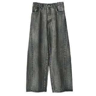 TWIST SEAM BAGGY VINTAGE DENIM JEANS