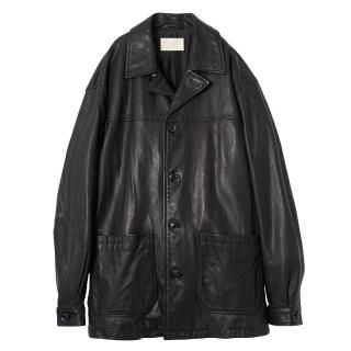 GOAT LEATHER CAR COAT