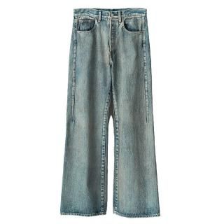 DEFORMED FLARE VINTAGE DENIM JEANS