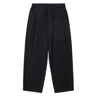 SILK WOOL STRIPE DRAWSTRINGS PT