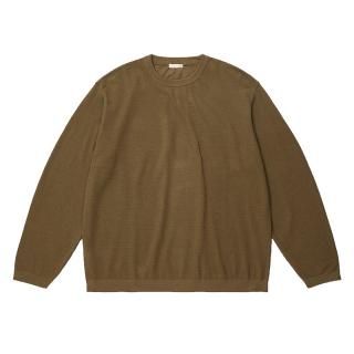 TWISTED COTTON KNIT PULLOVER