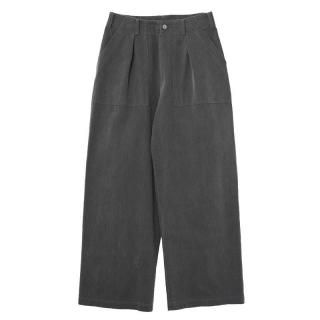COTTON 1TUCK WIDE-LEG BAKER PANTS