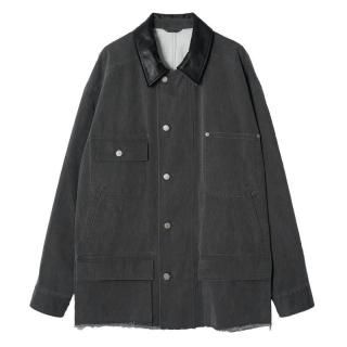 COTTON CUT-OFF COVERALL JACKET
