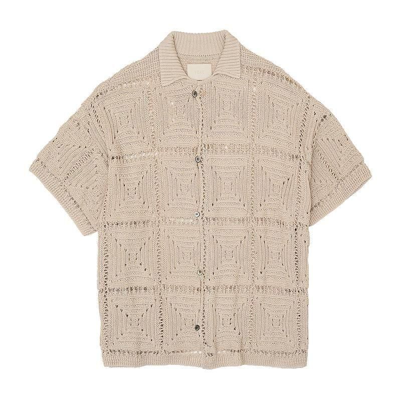 トップス yoke Crochet Knit Shirt SIZE2 How to Crochet a Top Down Sweater - Round Yoke Sweater