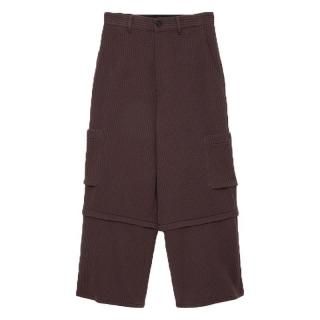 STRIPE JACQUARD DETACHABLE TROUSERS