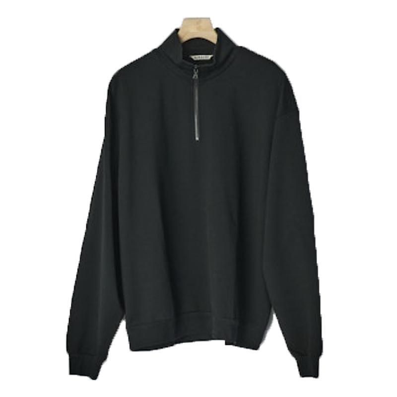 今期新作 オーラリー LIGHT WOOL SWEAT HALF ZIP P/O AURALEE LIGHT WOOL SWEAT HALF ZIP P/O | オーラリー ウール