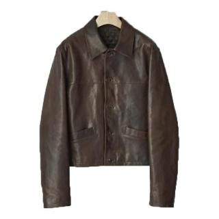 HEAVY LAMB LEATHER BLOUSON