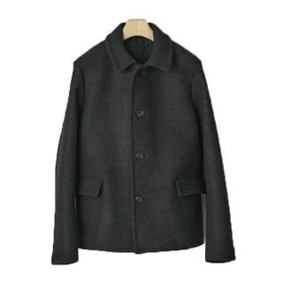 SHETLAND WOOL DOUBLE CLOTH BLOUSON