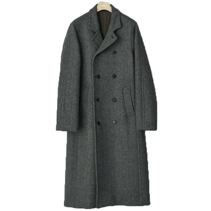 auralee シェットランド　ウール　コート SHETLAND WOOL DOUBLE CLOTH COAT - AURALEE Official Website