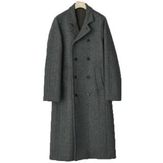 SHETLAND WOOL DOUBLE CLOTH COAT