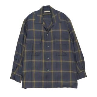 OMBRE PLAID W-POCKET SH