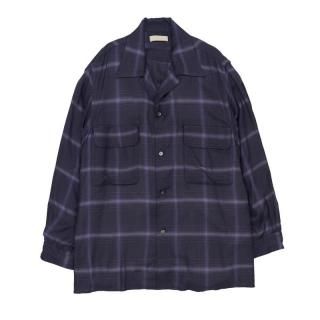 OMBRE PLAID W-POCKET SH