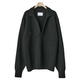 EXTRA FINE WOOL KNIT SKIPPER LS
