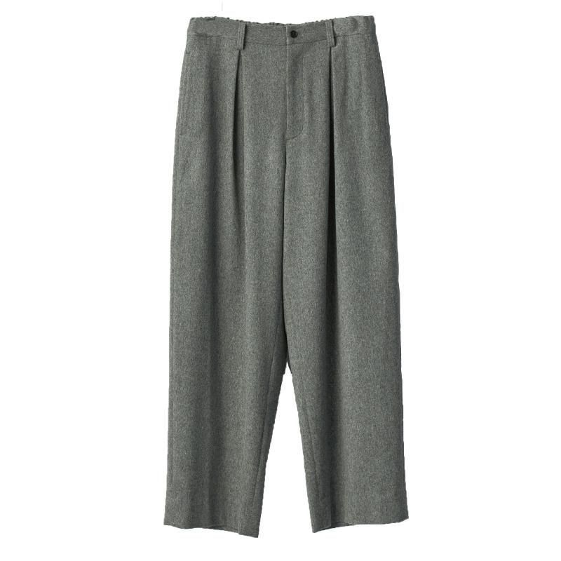 ssstein W/CA BEAVER EASY WIDE TROUSERS｜シュタイン ウール