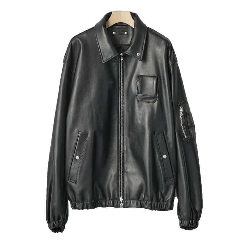 ssstein SHEEP LEATHER FLIGHT JACKET｜シュタイン シープレザー