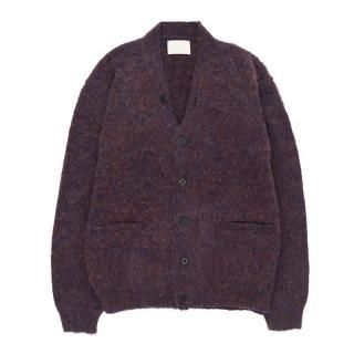 3COLOR MIX BABY ALPACA CARDIGAN