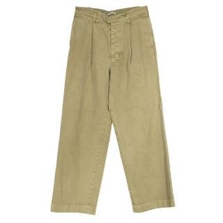 PRODUCT DYED FINX CHINO ONE-TUCK PANTS	
