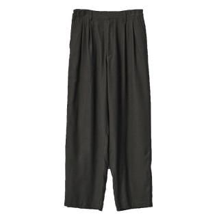 RAYON SILK FLANNEL WIDE EASY TROUSERS