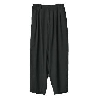 RAYON SILK FLANNEL WIDE EASY TROUSERS