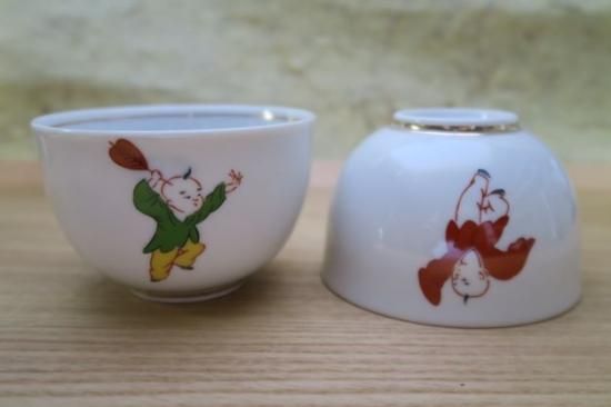最適な価格 唐子絵汲出碗 食器の京ばん 京都祇園の和食器・清水焼の陶磁器 - 食器