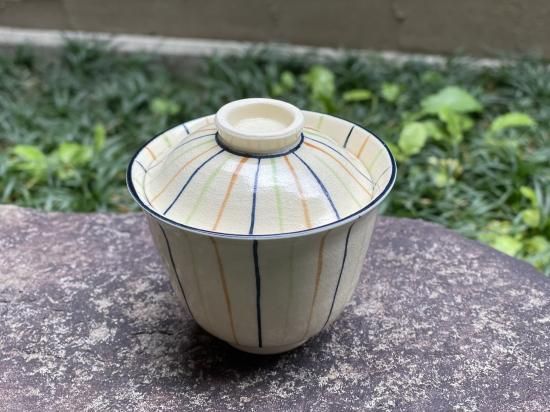 清水焼 三島手三ツ鉢 10.8〜17cm 幕末〜昭和初期