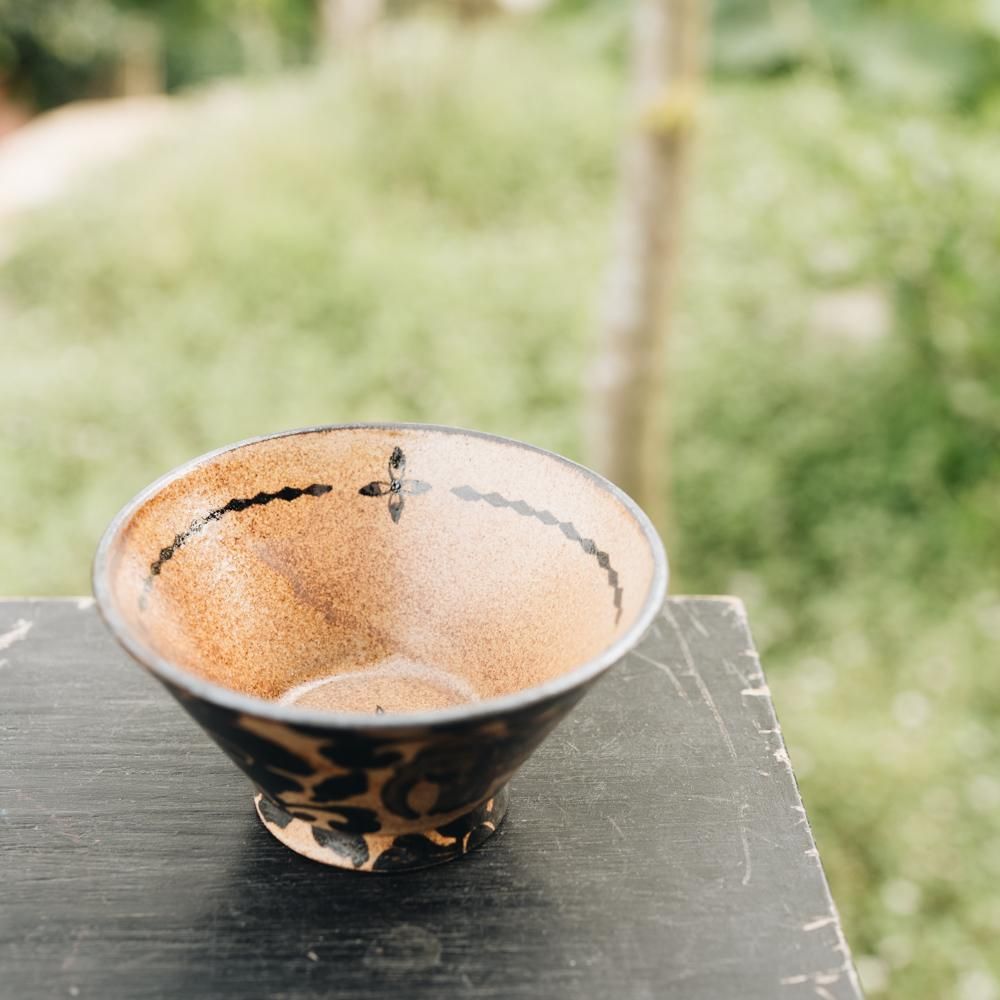 ヒヅミ峠舎 飴釉茶碗 83 