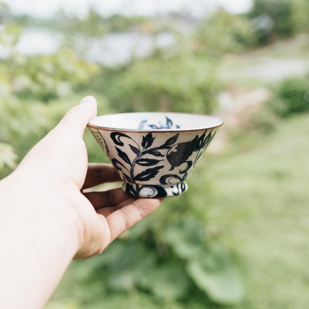ヒヅミ峠舎 染付茶碗 85