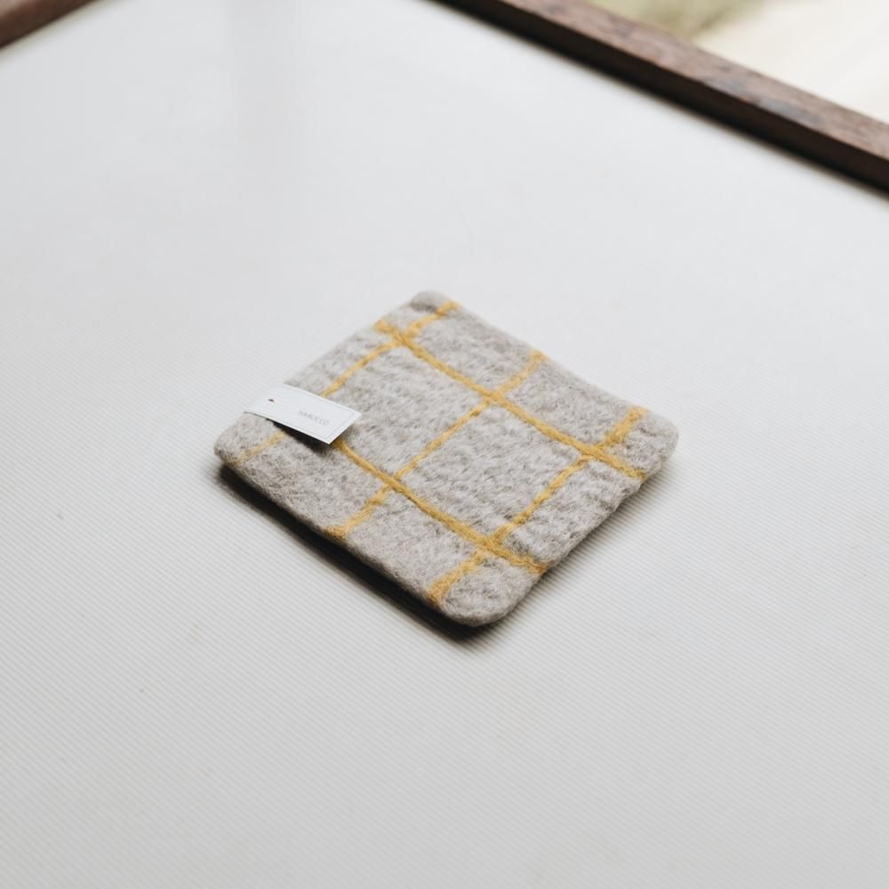 HARUCCO チェックコースター 7c
