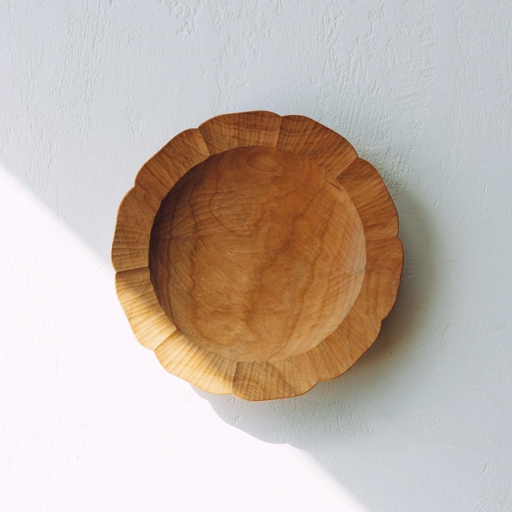 岡野 達也 花皿 チェリー 岡野達也 - 作家さんの器と暮らしにまつわる